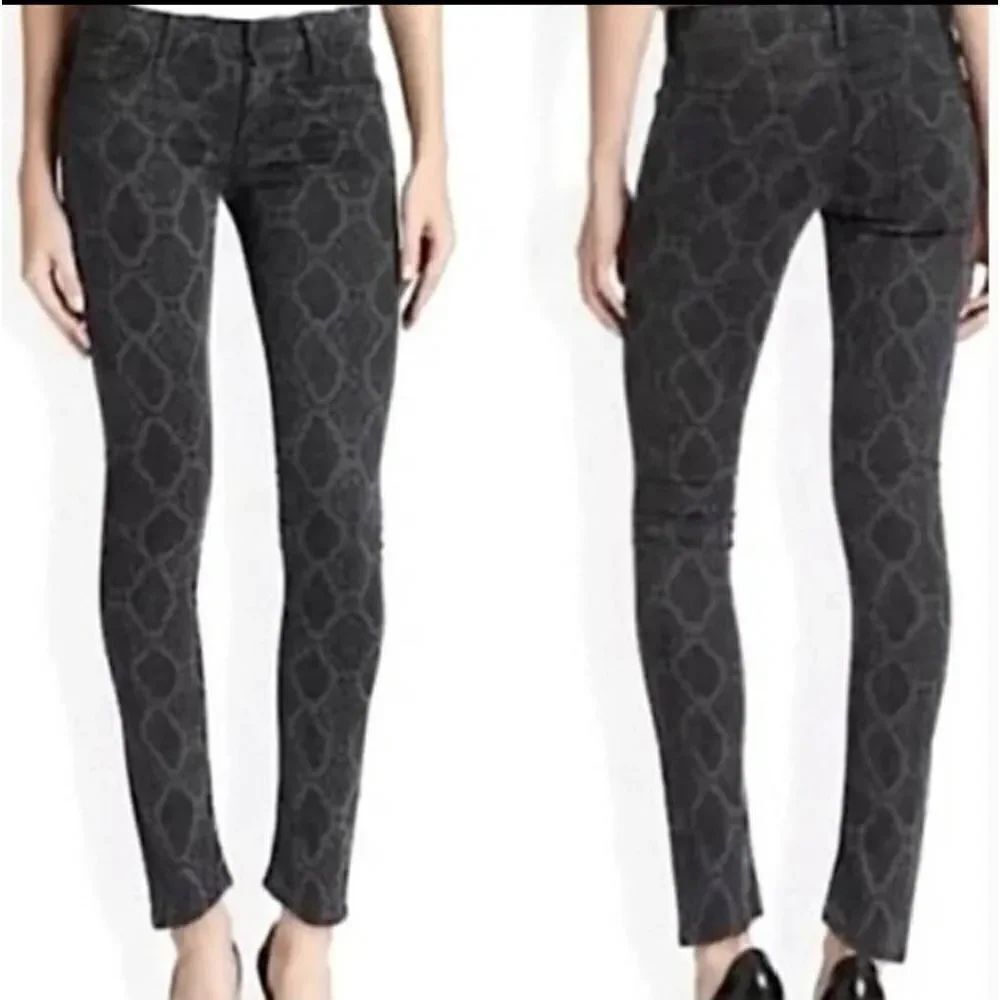 Mother The Looker A Kingdom of Dreams Jeans Snake print sz 24